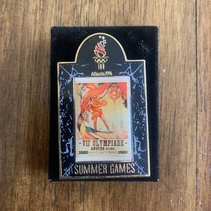 Atlanta 1996 Olympic Pin [1920 VII Olympiade Poster]